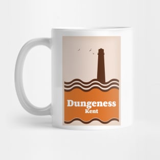 Dungeness Kent vintage style travel poster Mug